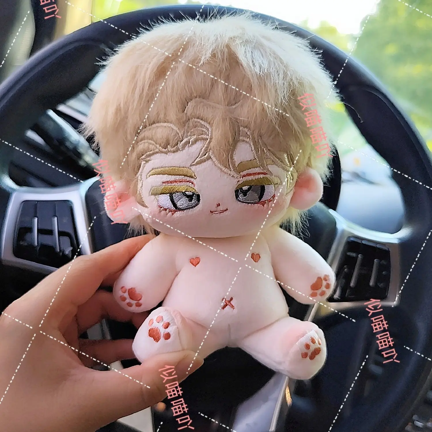 새로운 도착 장미와 샴페인 시저/정이원 20cm 옷 없는 귀여운 15일 안에 보내드립니다