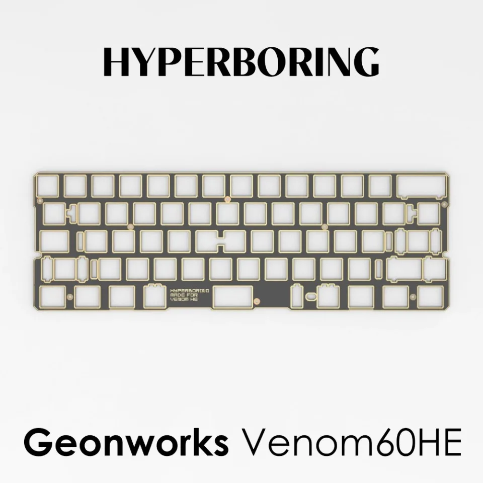 自作 Venom60HE PCB ラピッドトリガー キーボード Rabbit0-Shop / GEON VENOM60HE PCB 7U