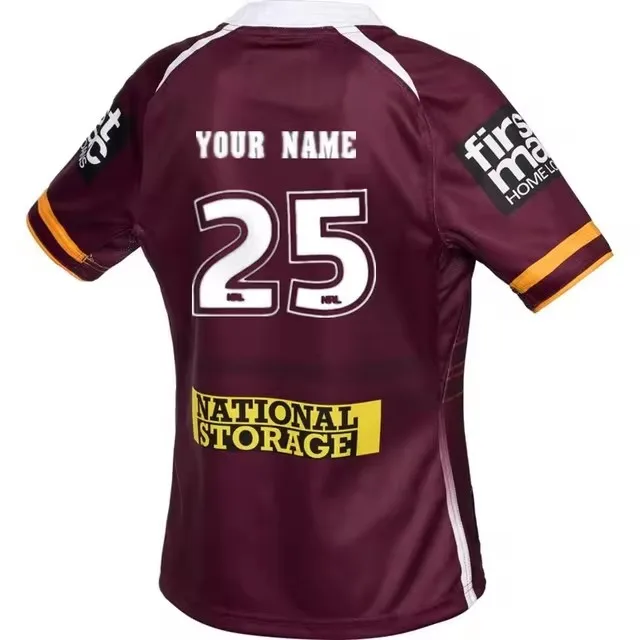 2025 Broncos Home Rugby Jersey - Mens / Women's Size:S-5XL（Print Name Number）Top Quality 4