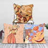 Sundrop And Moondrop Fnaf Pillow Case Square Pillow Bedroom Sofa Leisure Comfort Cushion Car Living Room Home Decoration 40X40 2