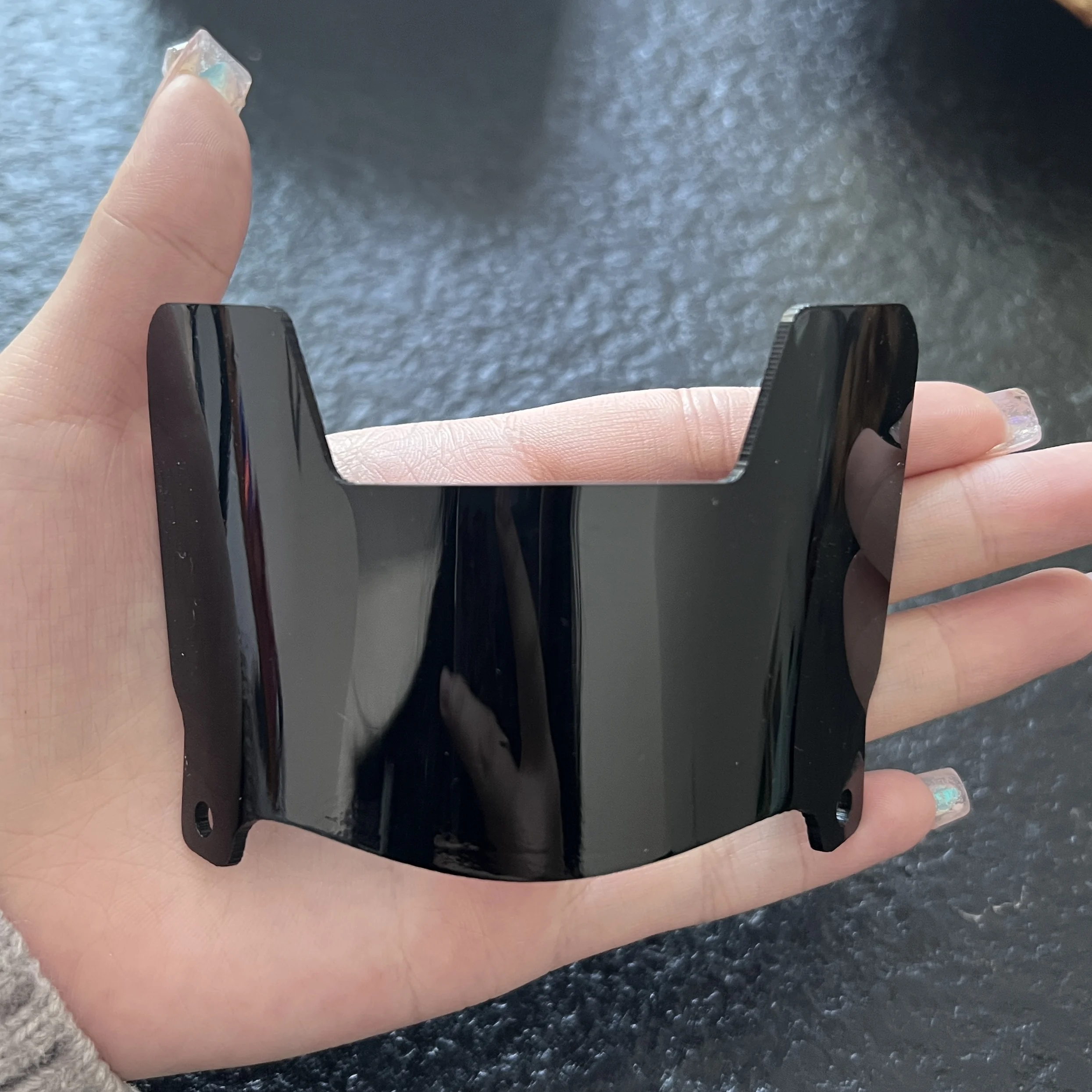 Football Visor Display Mini Size With Clip Unable to wear Mini Helmet Visor Insert for Collectors and Builders
