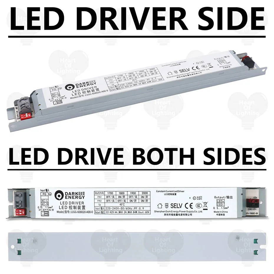 LED-Netzteil DC33-42V Beleuchtungstransformatoren AC220-240V Einstellbarer Konstantstrom 1700mA 1800mA 1900mA 2000mA LED-Treiber – Detail 4
