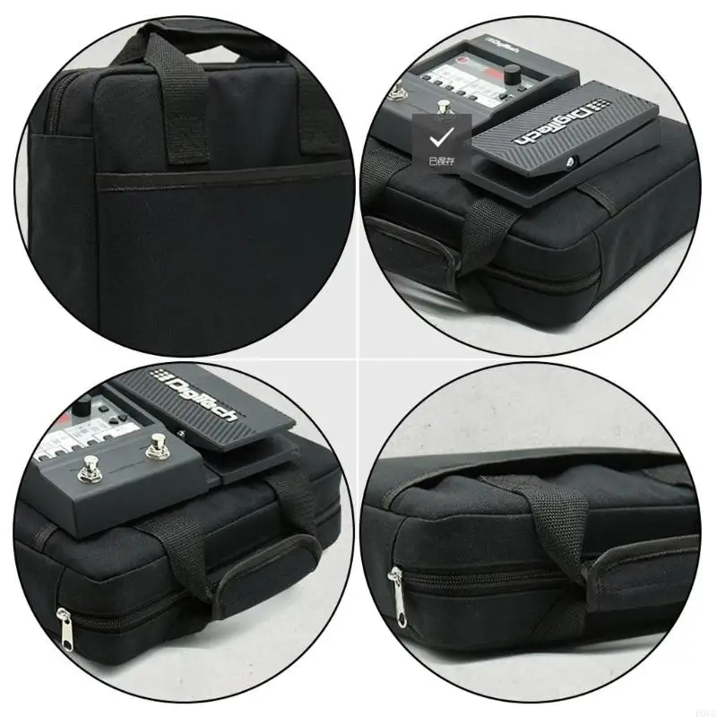 D0LF Guitar Effector Bag Pedal Board Carry Case for Durability and Water Resistance