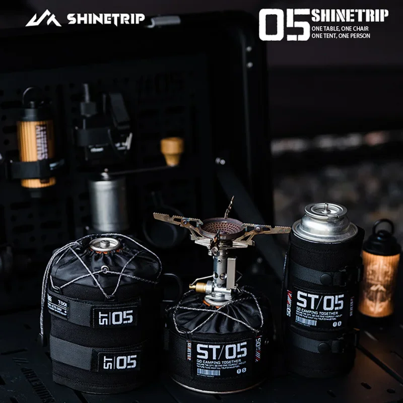 ShineTrip 05 Series Tactical Systems Out Snap-On Air Tank Protective Crashproof Air Tank Sleeve Camping Storage Sleeve