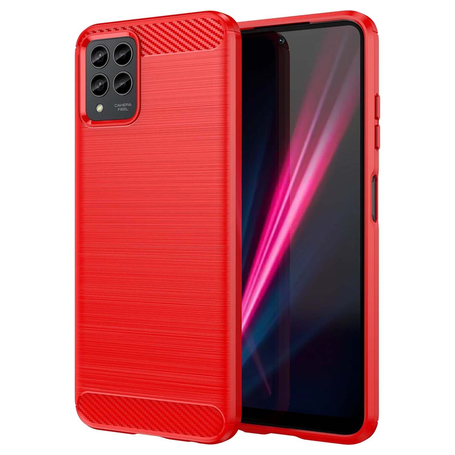 Sleek Carbon Fiber Texture TPU Shockproof Protective Case