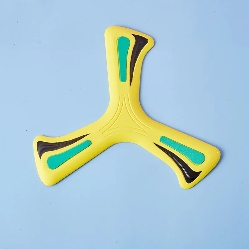 

Popular Children's Three-leaf Soft Safety Sports Boomerang Boomerang Boomerang Mark Outdoor Training Interactive Toys
