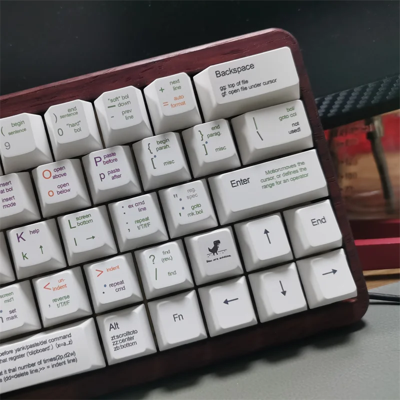 Minimalista Branco Pbt Keycap para mx Switch Teclado Mecânico 131 Teclas Perfil Estilo Programador Faça Você Mesmo Gk61 - Imagem 3