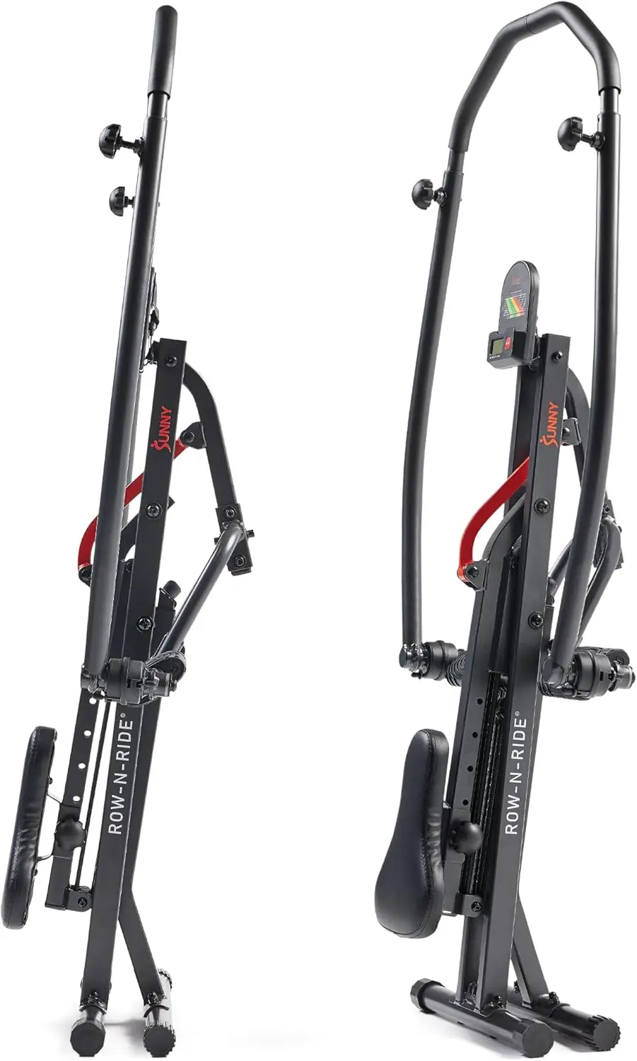 Health & Fitness Row-N-Ride Squat Assist Trainer for Glutes & Legs Workout with Adjustable Resistance