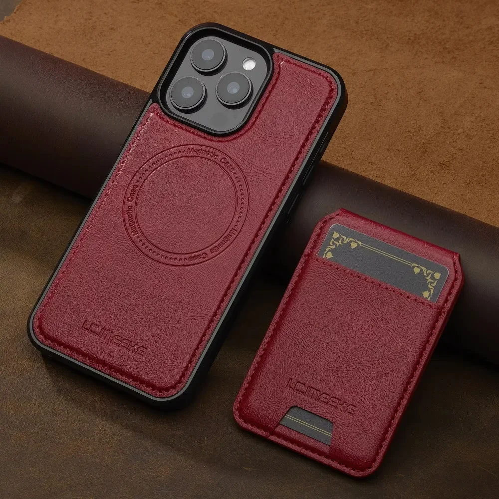 Detachable Magnetic Card Holder Wallet Case