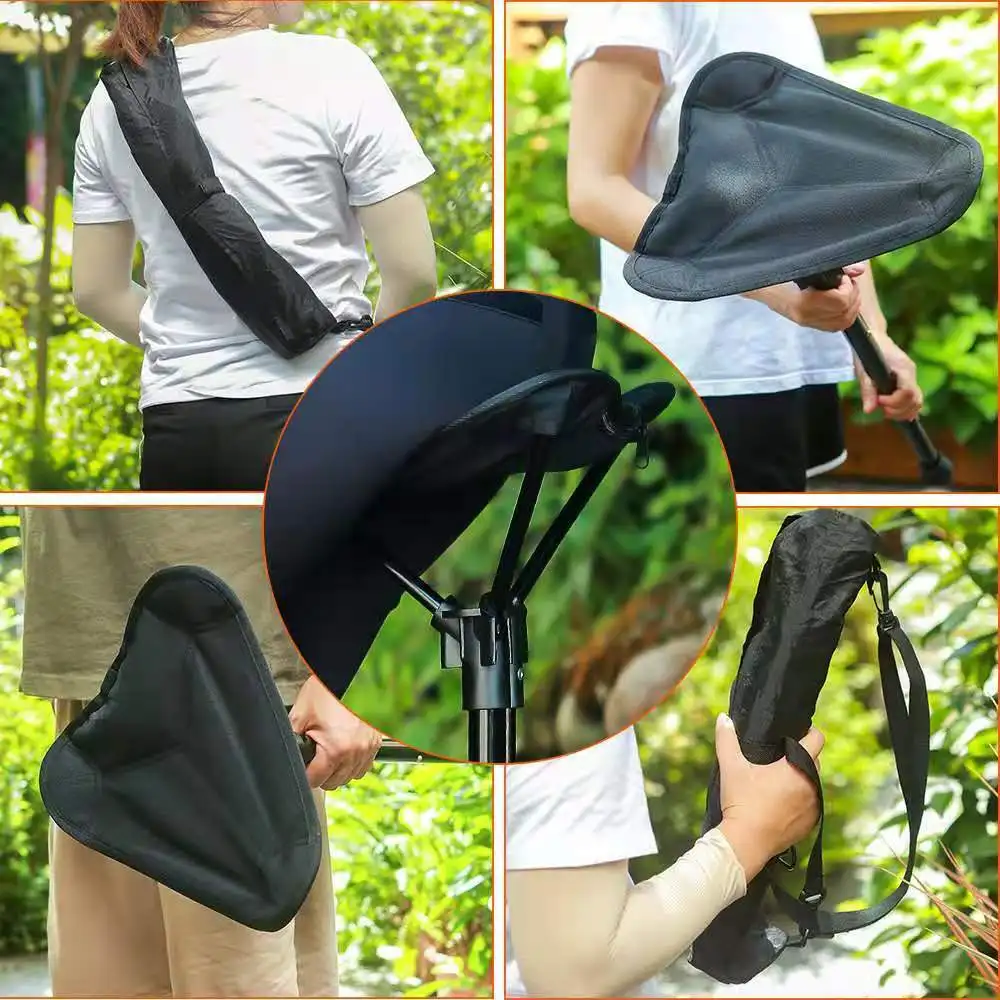 Aluminum alloy Stool Mini Portable Retractable Stool Adjustable Outdoor Furniture Folding Chair Camping Hiking Fishing Line Up