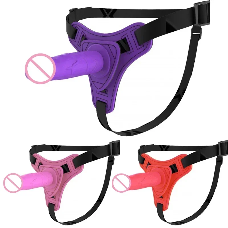 Dildos Strap on Wearable for Women Gay G-spot Penis Harness Belt Adult Sex Toys for Lesbian