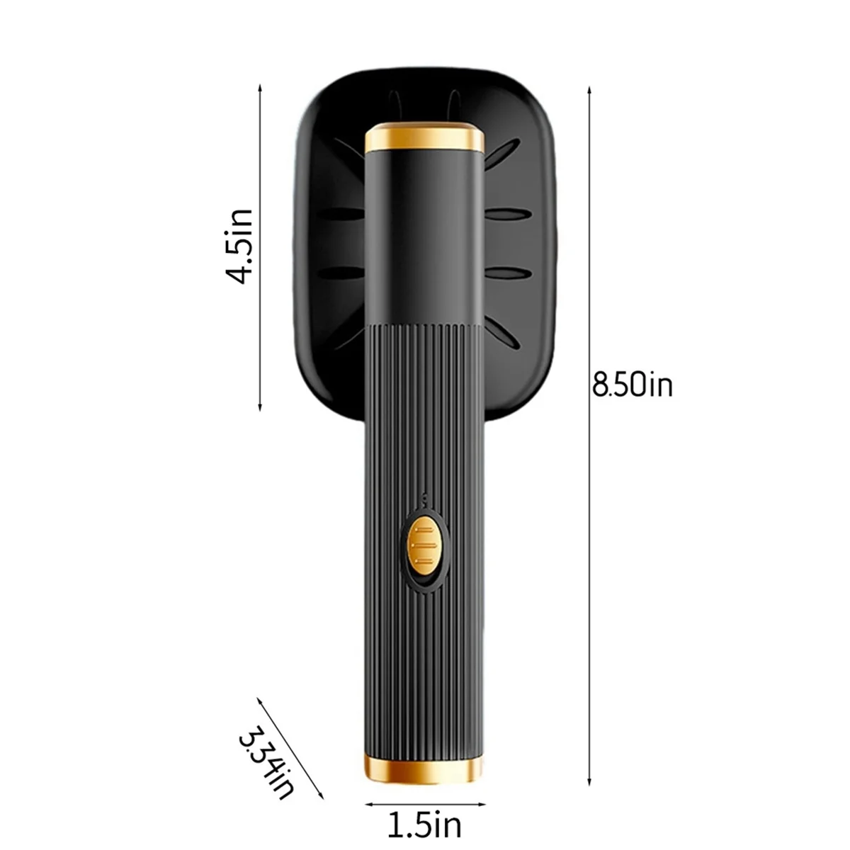 Portable Travel Steamer for Clothes Mini Steam Iron 180°Rotatable Handheld Steam Iron for Fabric Clothes Black 4