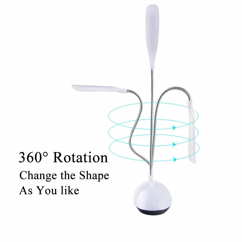 LED Night Light Desk Lamp for Kids,Battery Powered Eye Protection Night Lamp,Desk Table Lamp,LED Reading Book Light