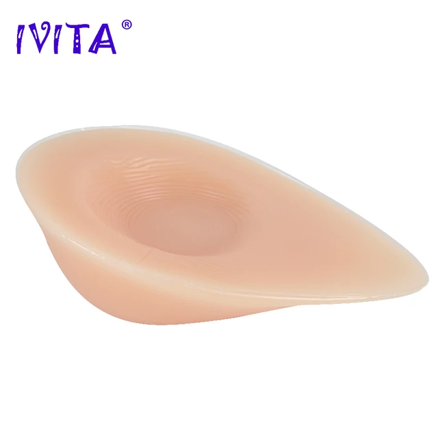 Rounder Fuller Concave Back Tear Drop Silicone Breast Forms – Multiple Cup Sizes