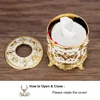 European Pattern Roll Tissue Organizer,Bathroom Countertop Organizer Round,For The Organization Of Single Rolls Of Paper Towels 3