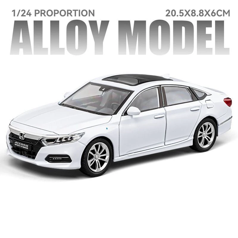 1:24 ホンダアコード合金ミニチュアカーダイキャストメタルスケール