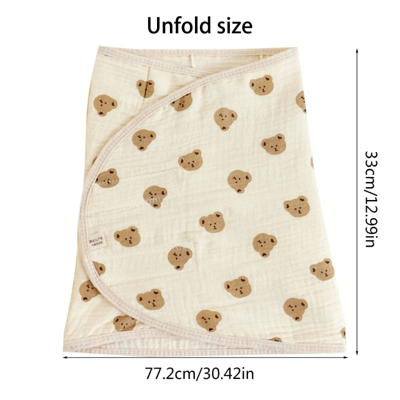 Upgraded Easy Wrap Swaddle Cotton Baby Wrap Newborn Wearable Swaddle Sleep Comfortable for 0-6 Month Infant