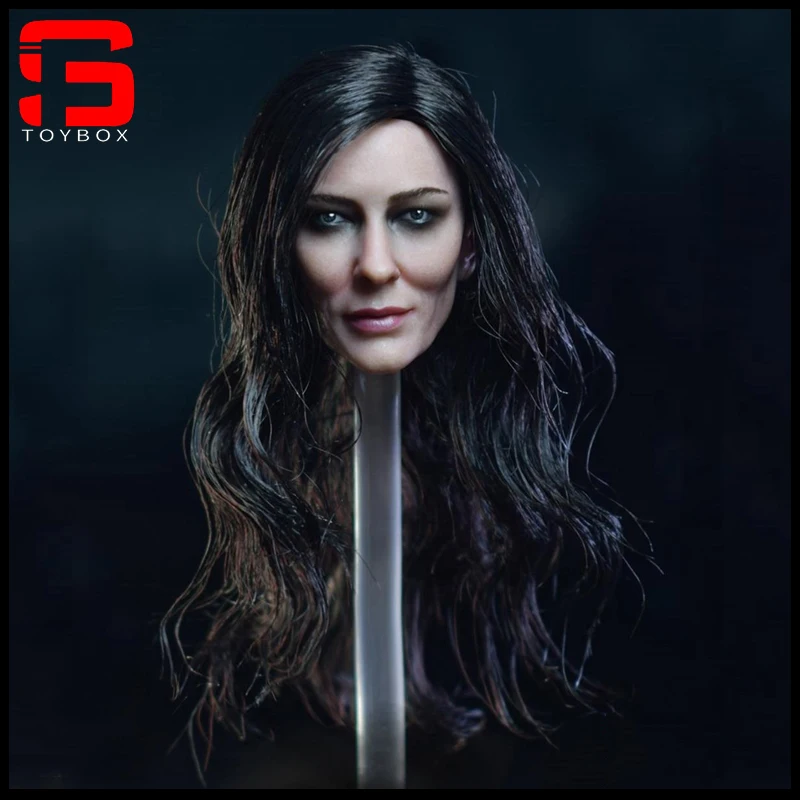 

BY-ART BY-T9 1/6, голова богини смерти Хела, лепка, голова скелета, резьба, модель, подходит для 12 дюймов, экшн-фигурки, куклы, искусство