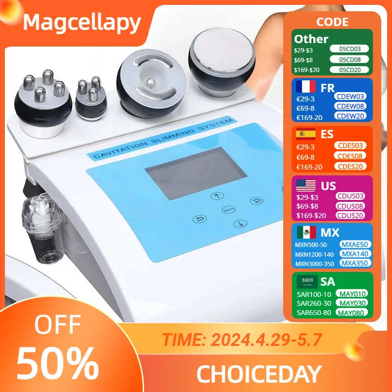 

40K Cavitation Slimming System 4-In-1 Beauty Equipment Decomposes Fat Cells Tightens Skin And Body Shaping Beauty Salon