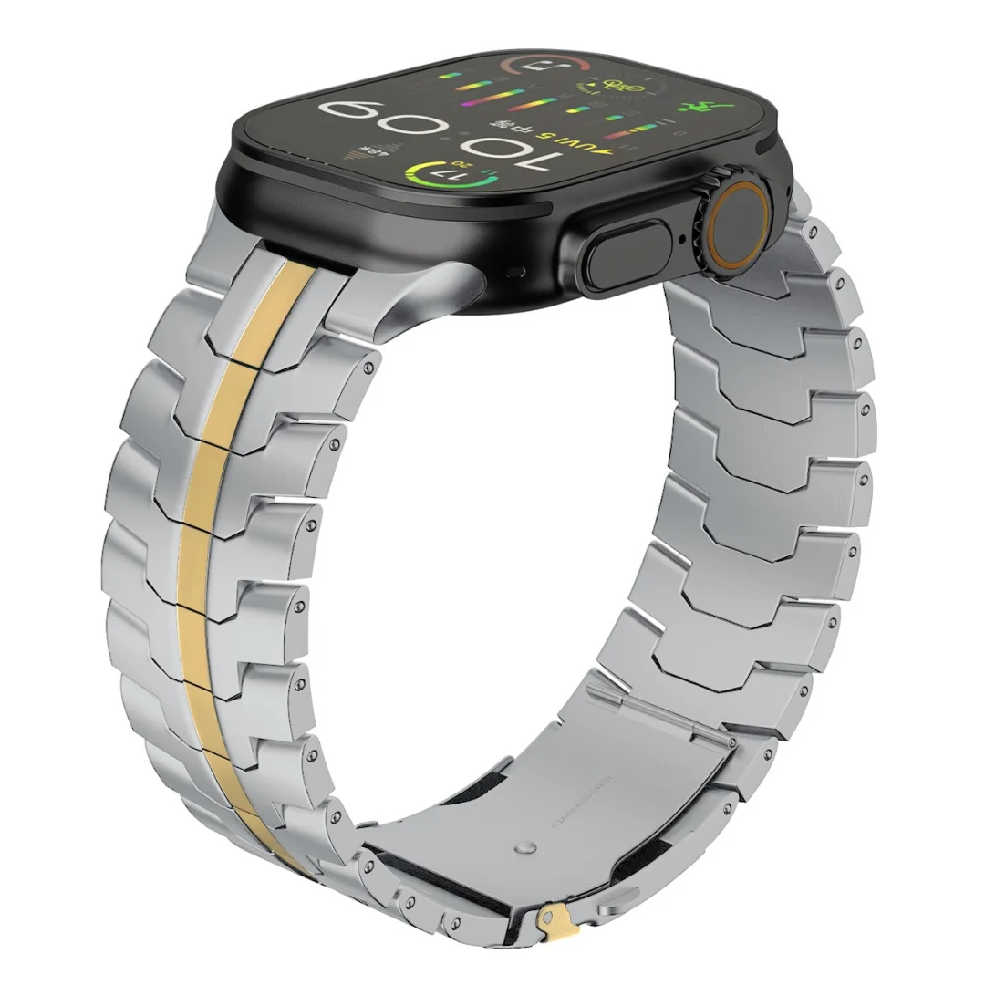 Premium Titanium Metal Strap - Stainless Steel Bracelet