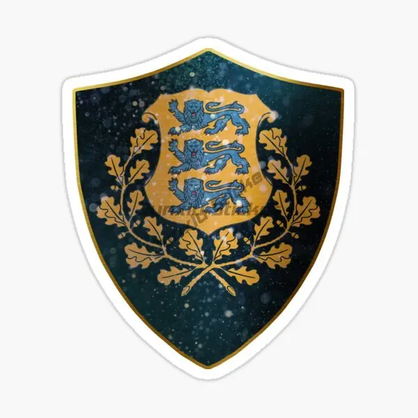 Lot De 4 Stickers Estonie – Drapeau EESTI – Autocollants Vinyle Pour Casque Ou Pare-choc