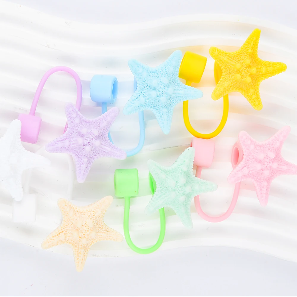 텀블러 컵용 10mm 밀짚 커버 캡, 실리콘 밀짚 토퍼 10mm 0.4인치 재사용 가능한 밀짚 팁 뚜껑, Stanley용 밀짚 팁 커버