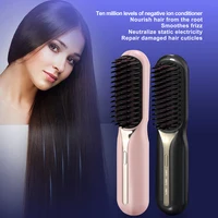Portable Wireless Hair Straightener Professional Quick Heated Electric Comb Personal Care Multifunctional Hairstyle Brush Salon 1