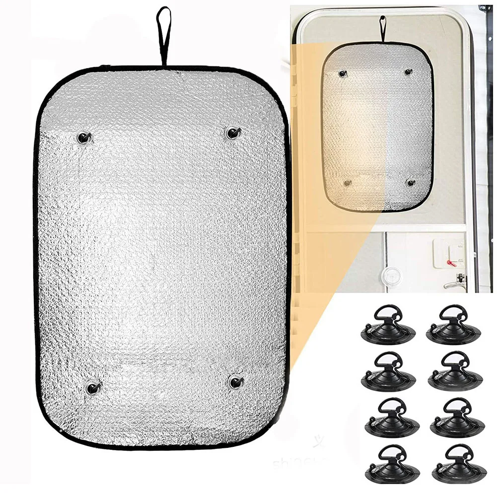 

Door Shade Cover UV Resistant Accessories Cover Sunshield Travel Insulator Interior Parts RV Reflective Roof Cover