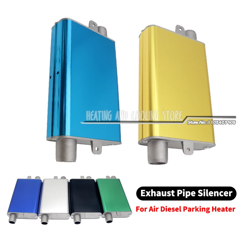 24mm Muffler Silencer Upgraded Clamp Bracket Car Air Diesel Parking Heater Exhaust Pipe Stainless Steel For Webasto Eberspacher