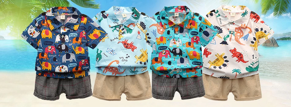 pajamas for birthday girl Fashion Baby Boy's Suit Summer Casual Clothes Set Top Shorts 2PCS Baby Clothing Set for Boys Infant Suits Kids Clothes winter baby suit