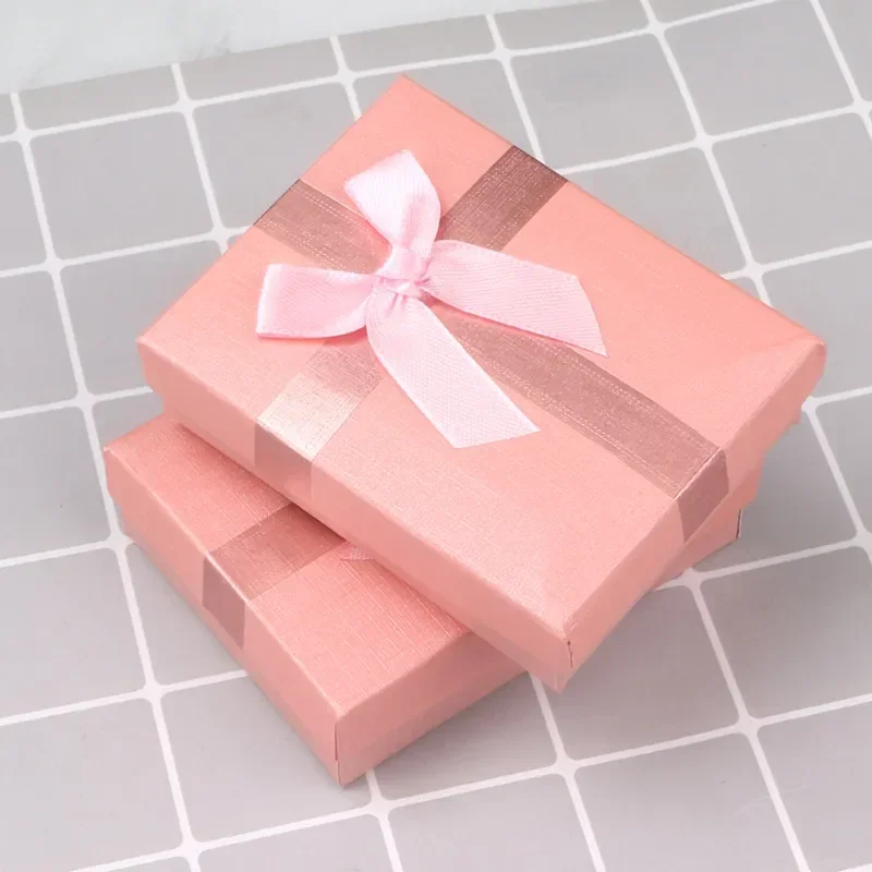 Velvet Metal Necklace Holder and Cardboard Jewelry Gift Box with Butterfly Bow – Sponge... - SKU VMNH1054 - UGI Packaging