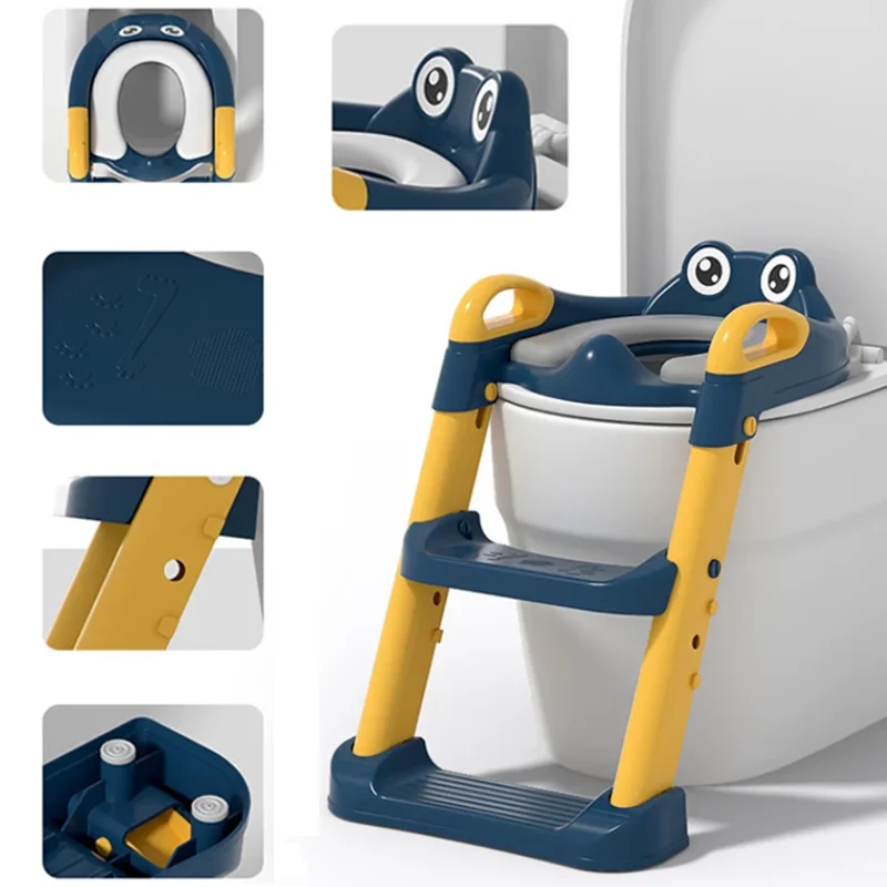 Safe Toilet Chair for Baby Toddlers Adjustable Infant Potty Training