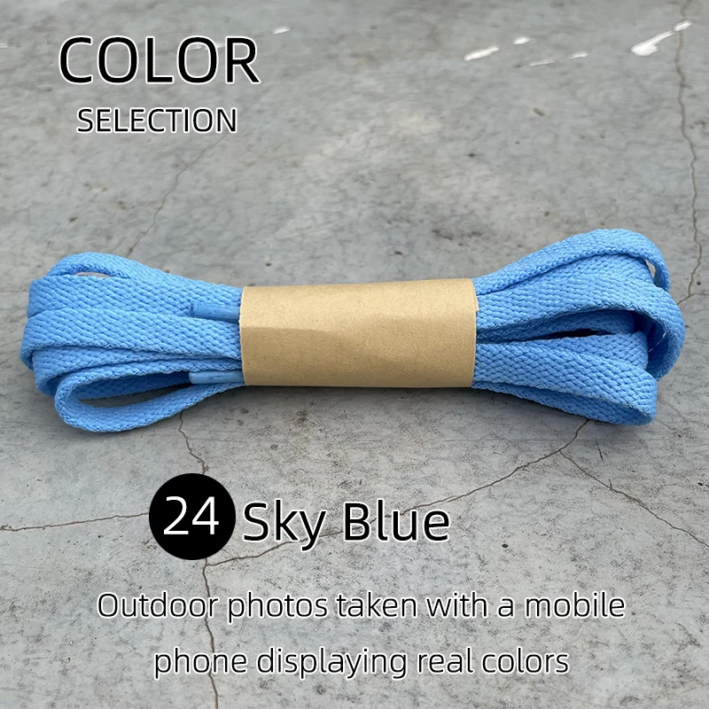 Vibrant HiberniFlat Wide Shoelaces - 25 Color Options