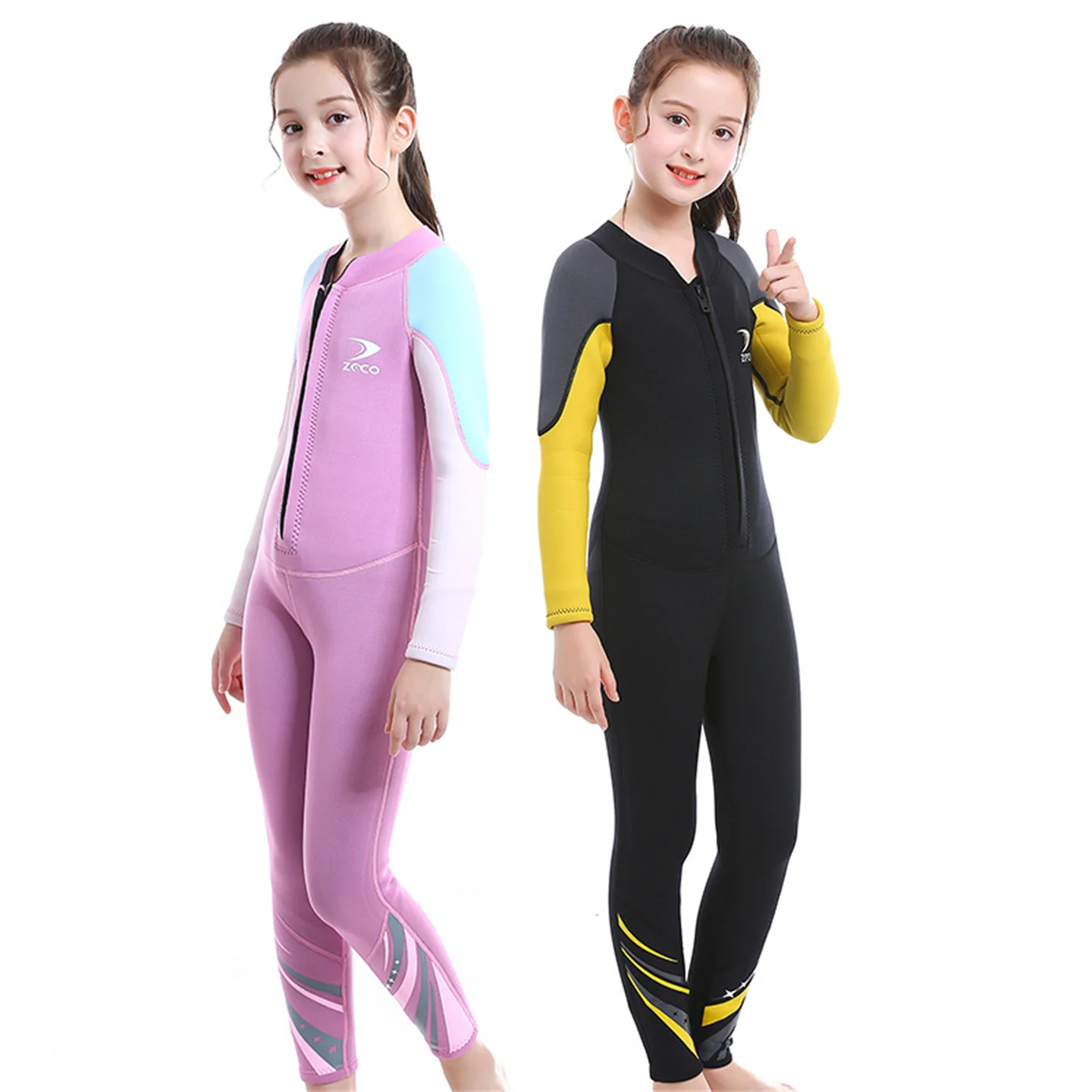 

Children Wetsuit 2.5MM Neoprene Full Body Diving Suit Boys And Girls Surfing Snorkeling Winter Kids Deepwater Thermal Swimsuit