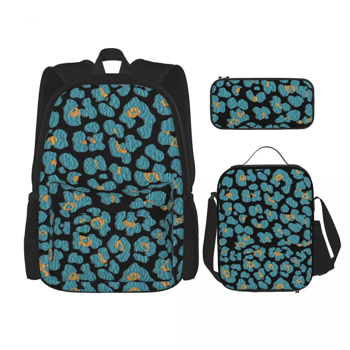 

Backpack 3 Pcs/set with Pencil Case Lunchbox Kids School Bags Boys Girls Teens Bagpacks