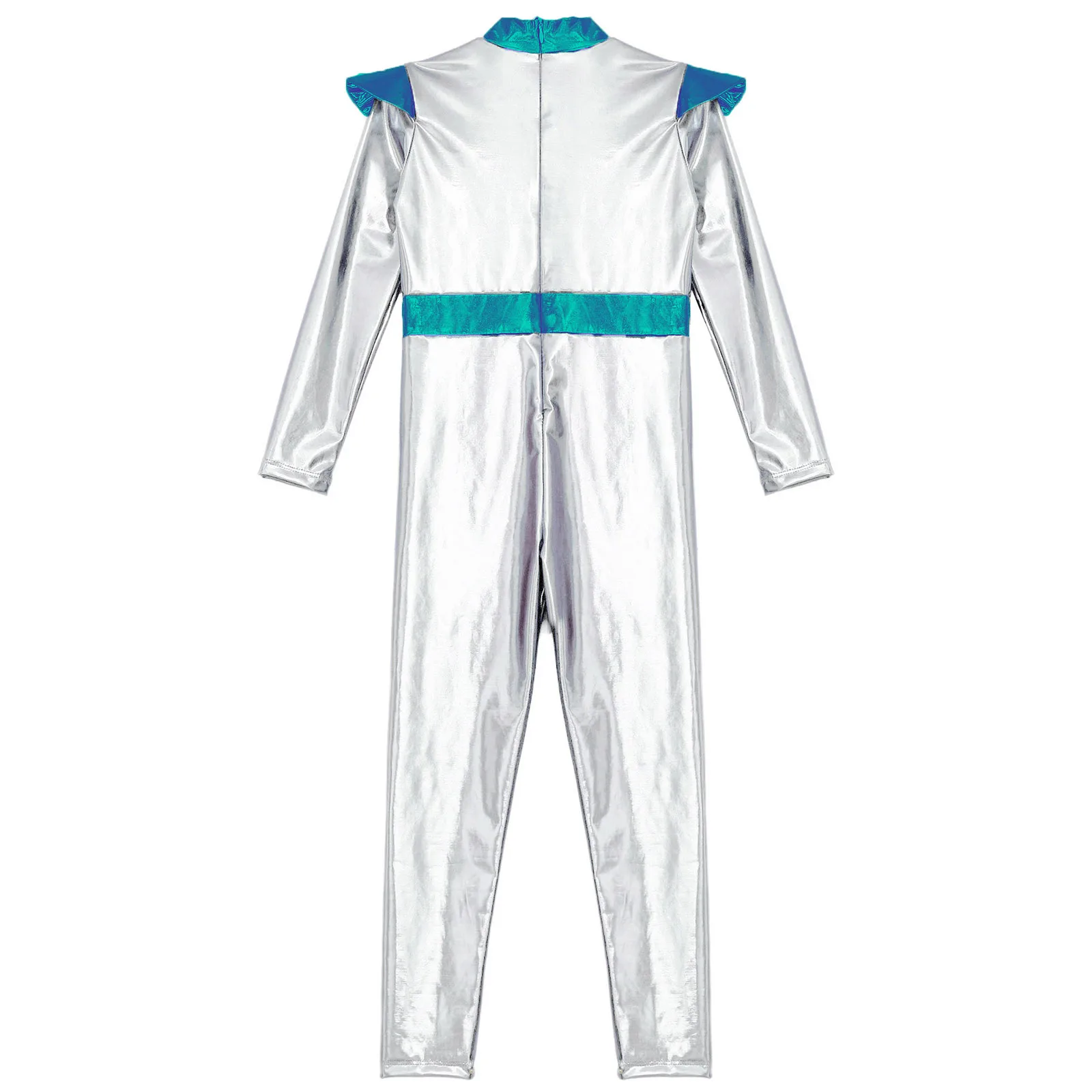 Girls Cosplay Alien Robot Costume Outerspace Astronaut Role Play Full Length Bodysuit Hair Hoop Roleplay Party Costumes cosplay costume