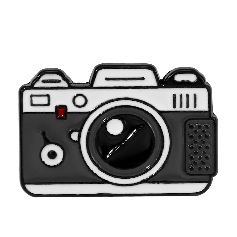 Punk Music Enamel Pin – Good Vibes DJ Vinyl Badge | Cool Gothic Jewelry Gift