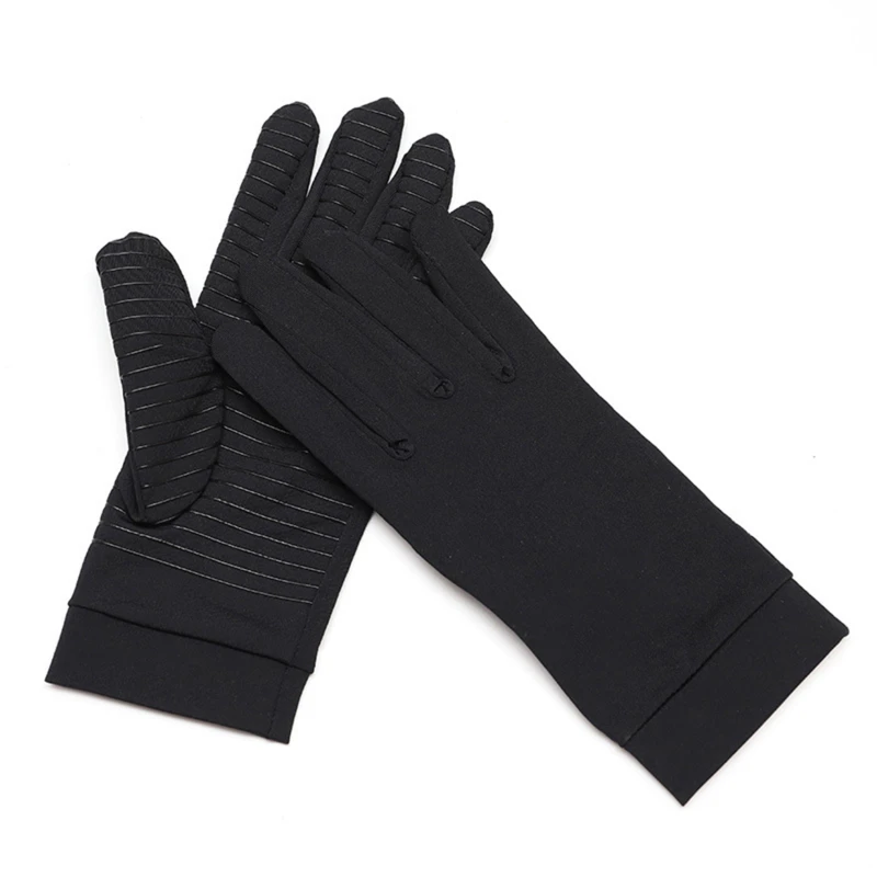 Copper Compression Arthritis Gloves Hand Gloves Hand Wrist Support Non-Slip Unisex Gloves Finger Joint Wrist Pain Relief