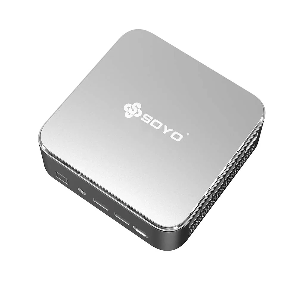 SOYO Mini PC NcuBox S4 PLUS, Ryzen 7 H255 DDR5 5600Mhz up to 64GB PCIe3.0 Nvme SSD WIFI6E BT5.2 8K HD DIY Gaming Computer - Image 5