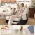 Rocking Chair Balcony Home Technology Cloth Rocking Chair Living Room Leisure Rocking Chair, Modern Rocking 4