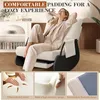 Rocking Chair Balcony Home Technology Cloth Rocking Chair Living Room Leisure Rocking Chair, Modern Rocking 4