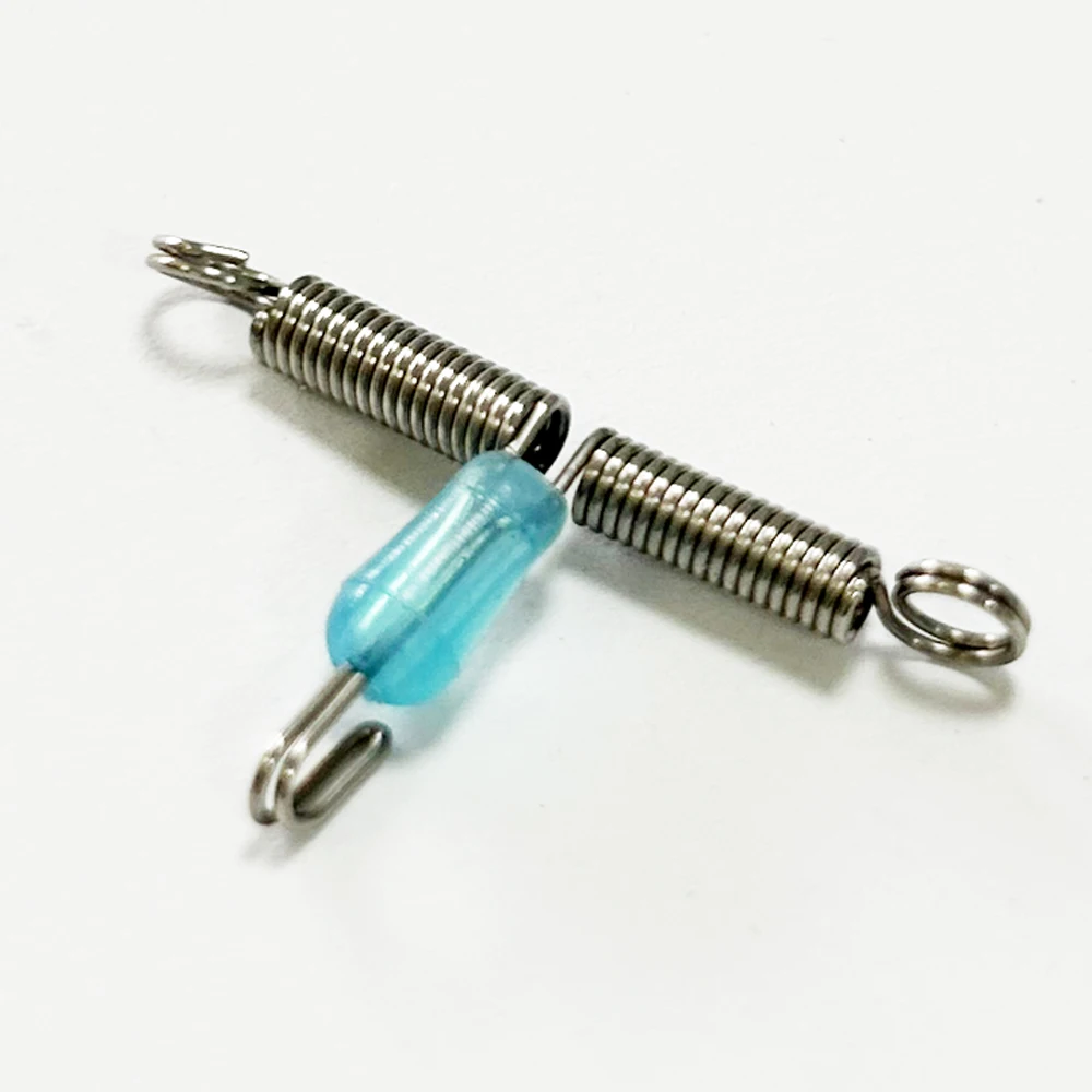 50 bas de ligne T en acier inoxydable - Bas de ligne bifurqués avec émerillon pour pêche précise