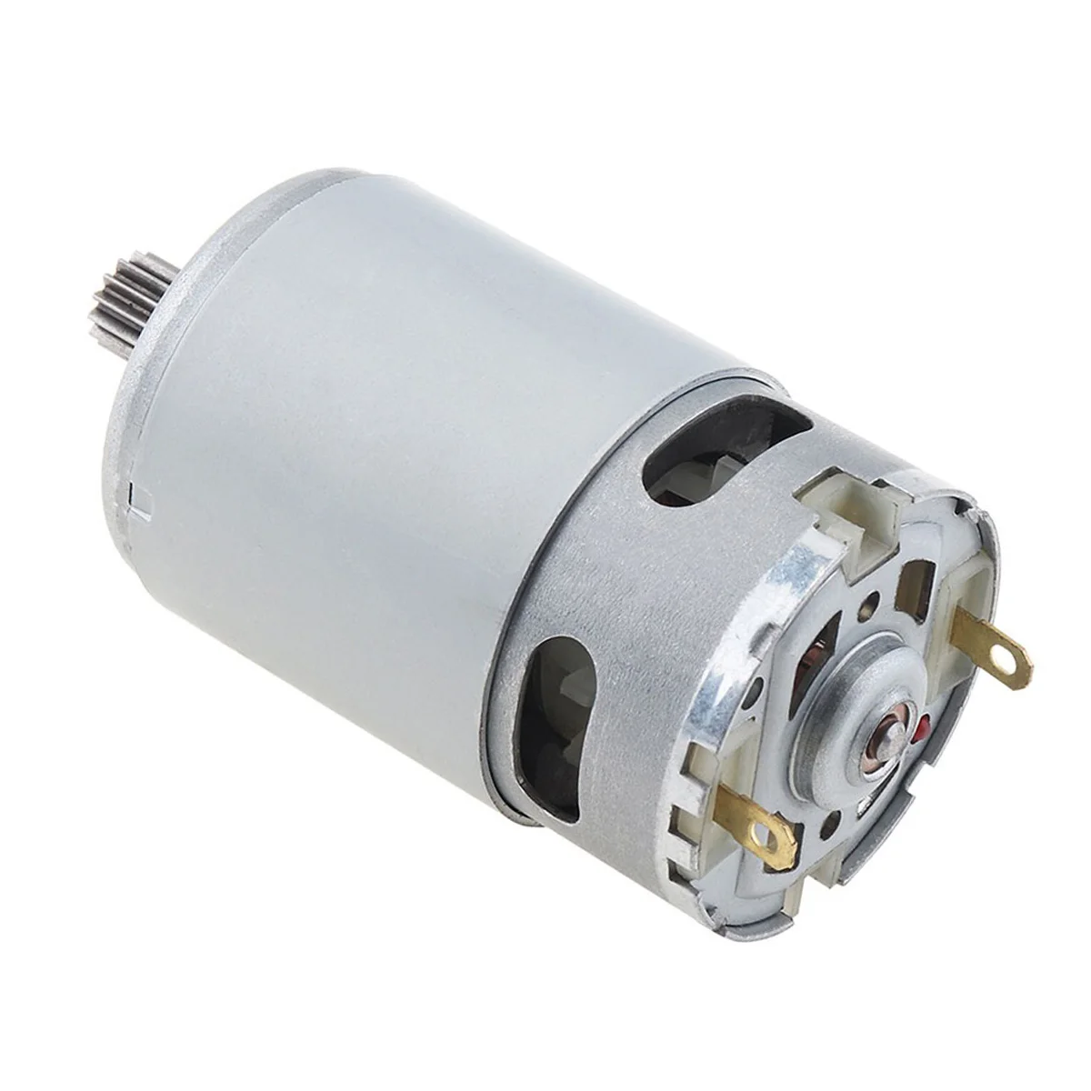 RS550 전기 드릴 브러시 모터, DC 10.8V, 12V, 14.4V, 16.8V, 18V, 21V, 25V, 14 톱니 전기 스크루 드라이버, 마이크로 모터, 8.2mm 기어