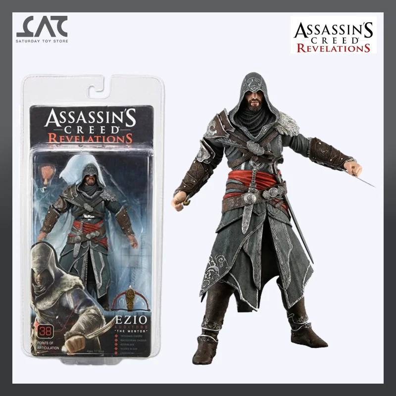 

15cm Assassin'S Creed Figures Ezio Auditore Figure Pvc Gk Statue Figurine Model Doll Collection Room Decora Desk Toys Gift