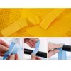 Portable Home Organizer Bag 4 Girds Clothes Storage Basket Folding Basket Teddy Hammock Net Storage Hanging Bag 3