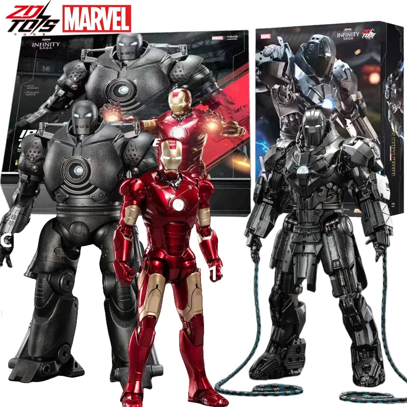 Original ZDTDS Iron Man Tony Stark Whiplash Blacklash Iron Monger MK3 Action Figure Sammlung Film Modell Puppe Spielzeug WEIHNACHTEN Geschenke