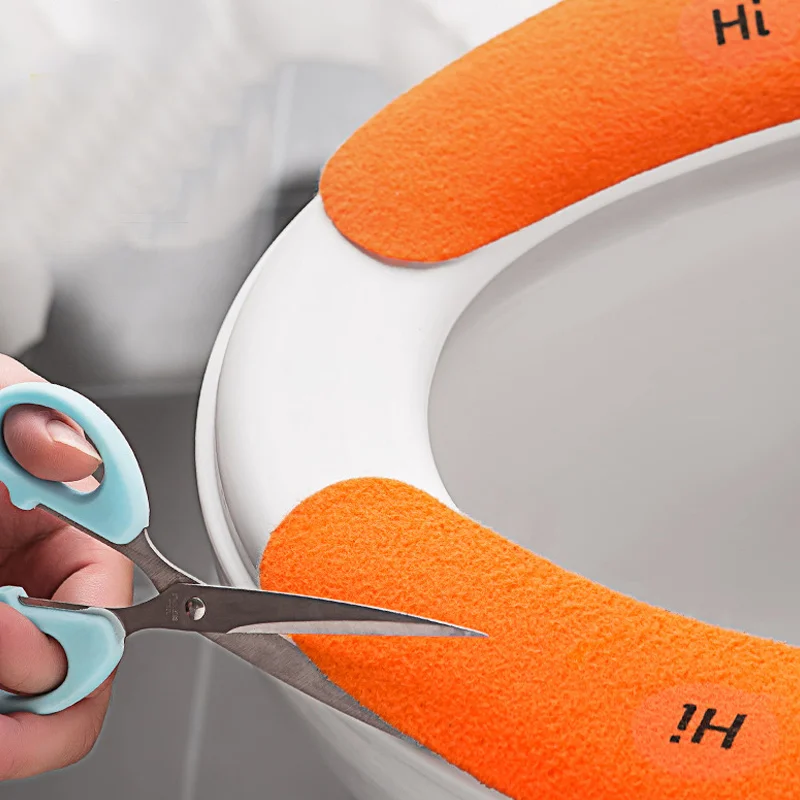 Toilet seat cushion adhesive type household four season universal static adhesive seat sticker