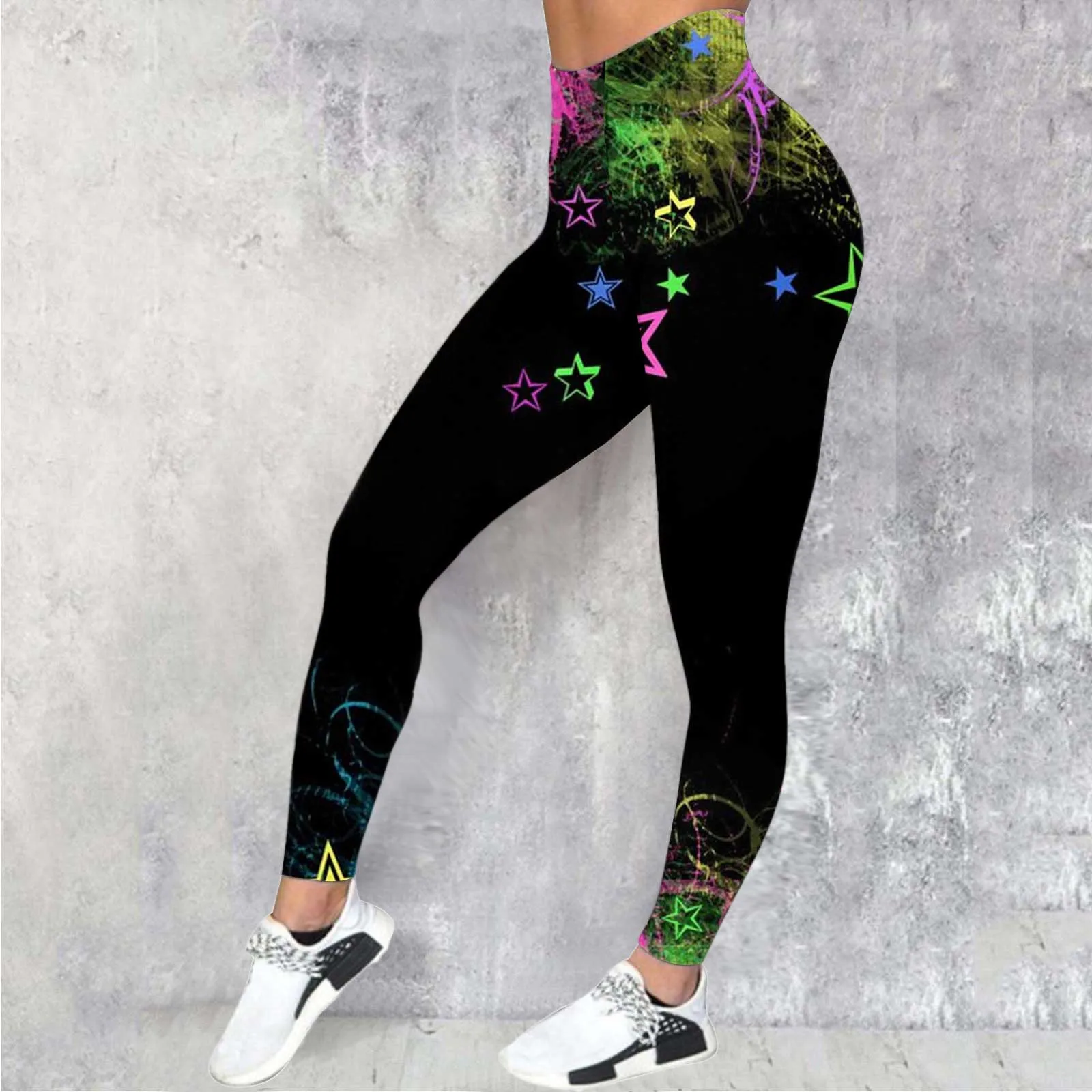 

Women Print Sexy Hot Leggings Push Up Legging Sports Gym Workout Shark Pants Mardi Gras Carnival Party Clothing Pantalones