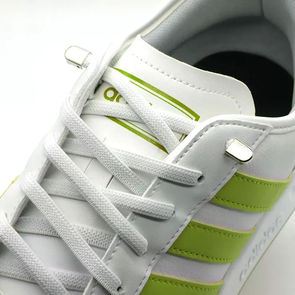 Flat Shoe Laces Kids Adults Sneaker Trainers Shoes Boots Elastic Shoelaces 100cm