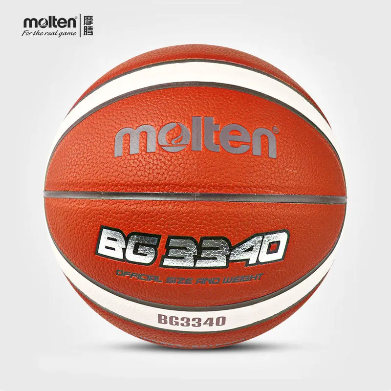 

Molten B7G3340 Basketball Indoor and Outdoor Durable Soft Leather Standard Adult Game Training Basketball